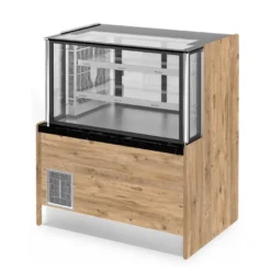 PRO LINE Fleischvitrine 120x84x134cm, schwarzer Granit, LED Beleuchtung