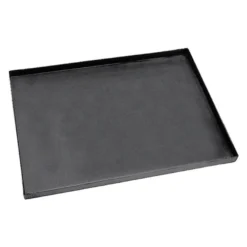 Rechteckiges Pizzablech aus Blaublech 60x40x3cm LxBxH