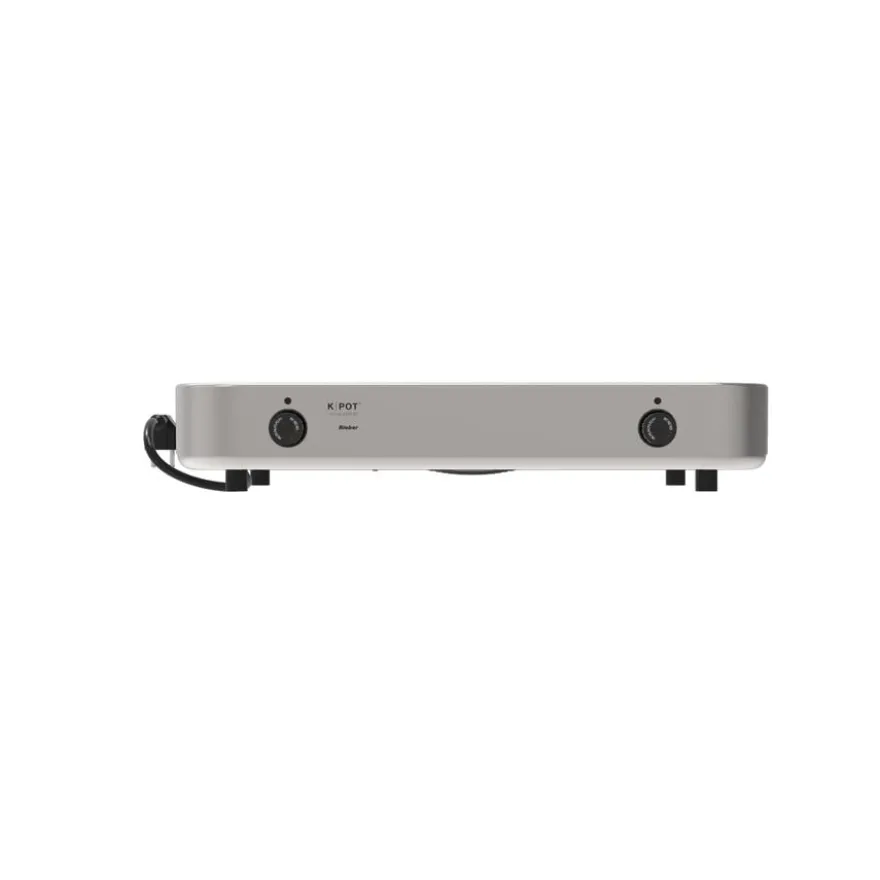 Rieber Cerankochfeld K-POT 1/1-ck-2200-2Z silber