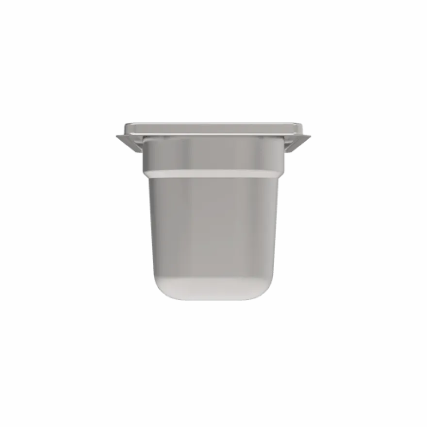 Rieber Edelstahl GN-Behälter GN 1/9 - 100 mm, Inhalt: 0,7 Liter, Mod. 19 100