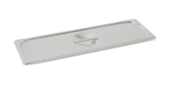 Rieber Edelstahl GN-Deckel GN 2/4 Standard mit Griffmulde, Mod. 241