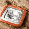Rieber Edelstahl GN-Deckel GN 1/6 mit wasserdichter Dichtung, Mod. 165