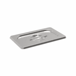 Rieber Edelstahl GN-Deckel GN 1/9 Standard mit Griffmulde, Mod. 191