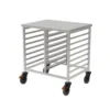 Rieber GN-Regalwagen 2x1/1 niedrig mit Abweiserrollen