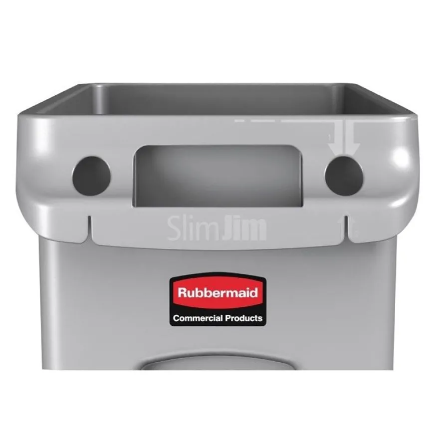 Rubbermaid Slim Jim Abfalleimer 87L