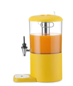 Saftspender, 4 l UNIQ, HENDI, designed by Robert Bronwasser, 4L, Gelb, 315x211x(H)431mm