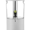 Saftspender, 4 l UNIQ, HENDI, designed by Robert Bronwasser, 4L, Weiß, 315x211x(H)431mm