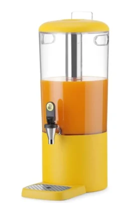 Saftspender, 8 l UNIQ, HENDI, designed by Robert Bronwasser, 8L, Gelb, 318x216x(H)532mm