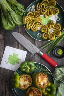 Santoku, Red Spirit, 18 cm