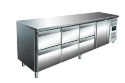 SARO Kühltisch mit 1 Tür + 3x2 Schubladen, Modell KYLJA 4160 TN
