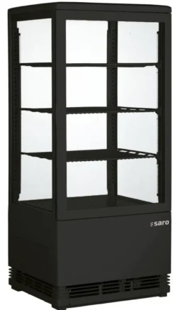 SARO Kühlvitrine SC 80 schwarz