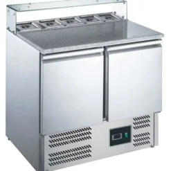 SARO Pizzatisch mit Glasaufsatz Modell EPS 900G