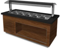 SARO Salatbar Premium Line SB-K200 braun/schwarz