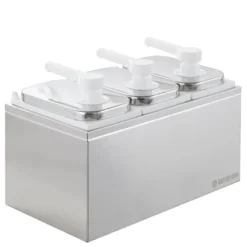 Saucenspender - 3x 3 Liter - Dosierpumpe PP
