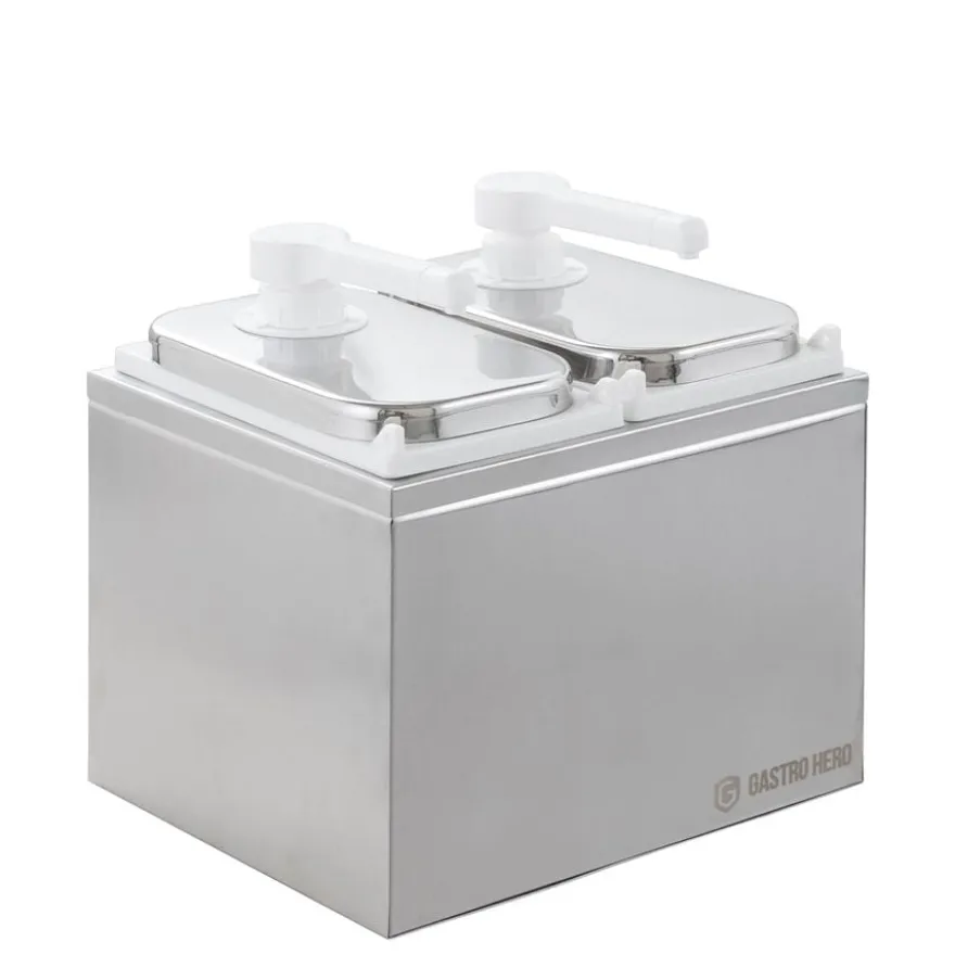 Saucenspender - 2x 3 Liter - Dosierpumpe PP