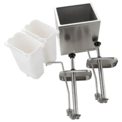 Saucenspender - 2 x 2 Liter - Dosierpumpe Edelstahl