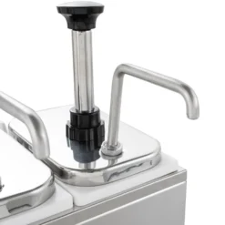 Saucenspender - 2 x 2 Liter - Dosierpumpe Edelstahl