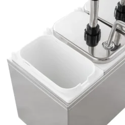 Saucenspender - 3 x 2 Liter - Dosierpumpe Edelstahl