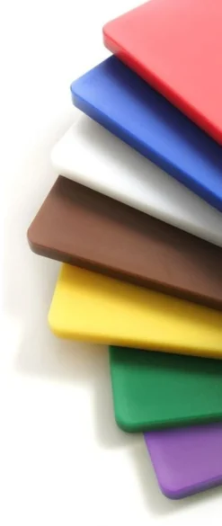 Schneidbrett 45 x 30 x 1,3 cm - HDPE weiß