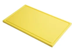 Schneidebrett mit Saftrille Gastro-M GN 1/1 gelb