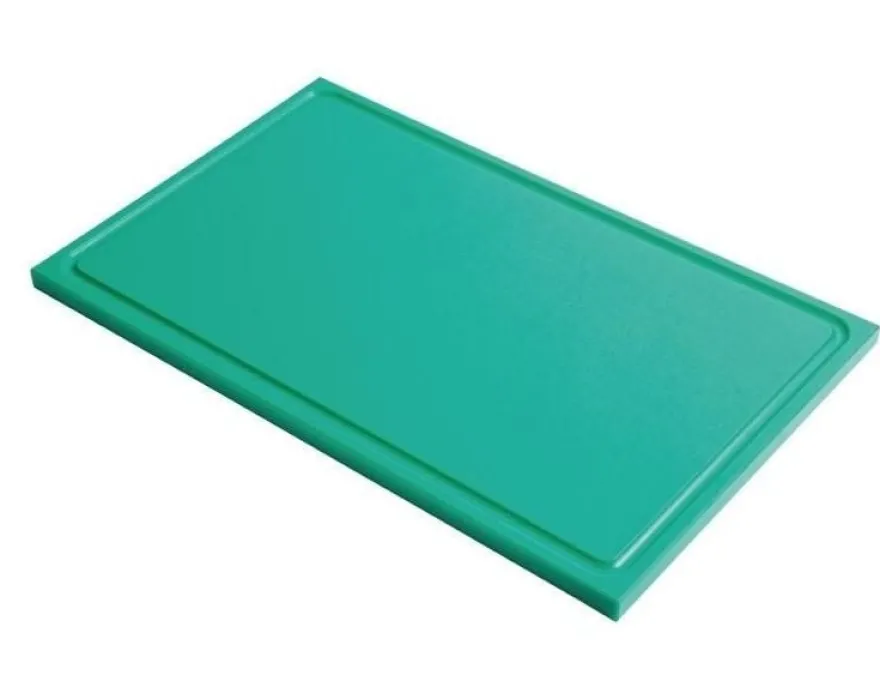 Schneidebrett mit Saftrille Gastro-M GN 1/2 grün