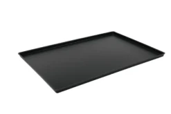Schneider ABS Auslagetablett schwarz 400 x 600 x 20 mm, genarbte Oberfläche