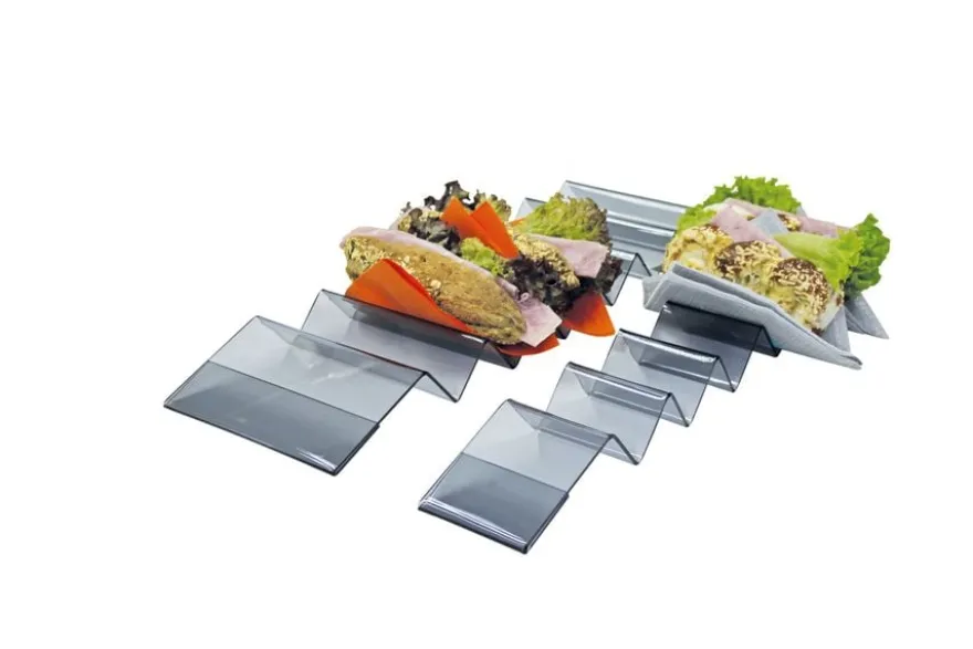 Schneider Acryl Snack-Verkaufsständer transparent 580 x 170 mm, 6 Ablagen