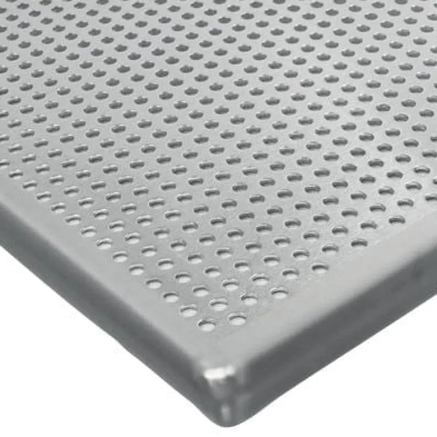 Schneider Alu-Backblech mit 3 mm Lochung 600 x 400 mm, 90° Ränder