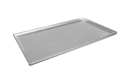 Schneider Alu-Backblech mit 3 mm Lochung 600 x 400 mm, 90° Ränder