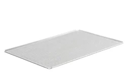 Schneider Alu-Backblech mit 3 mm Lochung 600 x 400 mm, 45° Ränder