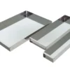 Schneider Edelstahl Schnittkuchenbleche mit Vorsatzschiene 580 x 100 x 50 mm