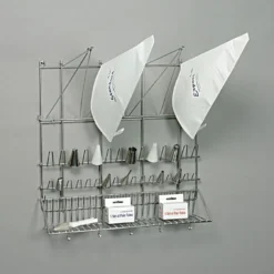 Schneider Edelstahl Spritzbeutel-Wandaufhänger 500 x 500 mm
