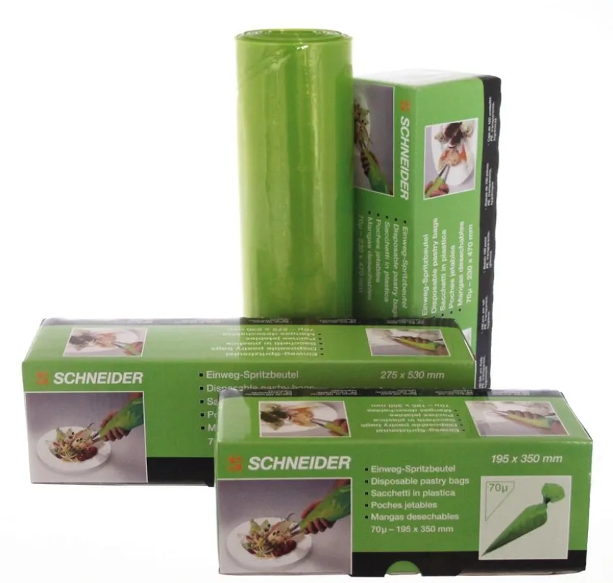 Schneider Einweg-Spritzbeutel "Eco" mit geschlossener Spitze 530 x 275 mm - 100 Stk.
