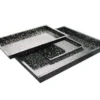 Schneider GN 2/3 Granit-Emaille Konvektomatenblech 20 mm, 90° Ränder