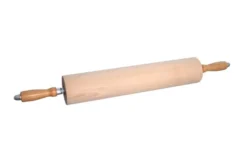Schneider Holz Teigrolle mit Holzgriffen und Präzisionskugellager 45 cm