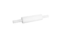 Schneider Kunststoff Teigrolle mit Edelstahlwalzen 30 cm, weiß