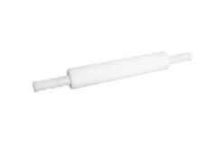 Schneider Kunststoff Teigrolle mit Edelstahlwalzen 40 cm, weiß