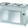 Selbstbedienungswarmhaltetisch PROFI neutral mit einer Tür 900x700x890 - 2x GN 1/1