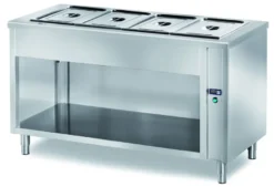 Selbstbedienungswarmhaltetisch PROFI offen 1500x700x890 - 4x GN 1/1