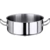 Serie 2100 Flacher Bratentopf mit Edelstahlgriffen, Durchmesser 53cm, matt
