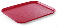 Serviertablett aus Polypropylen, schwarz 360x460 mm