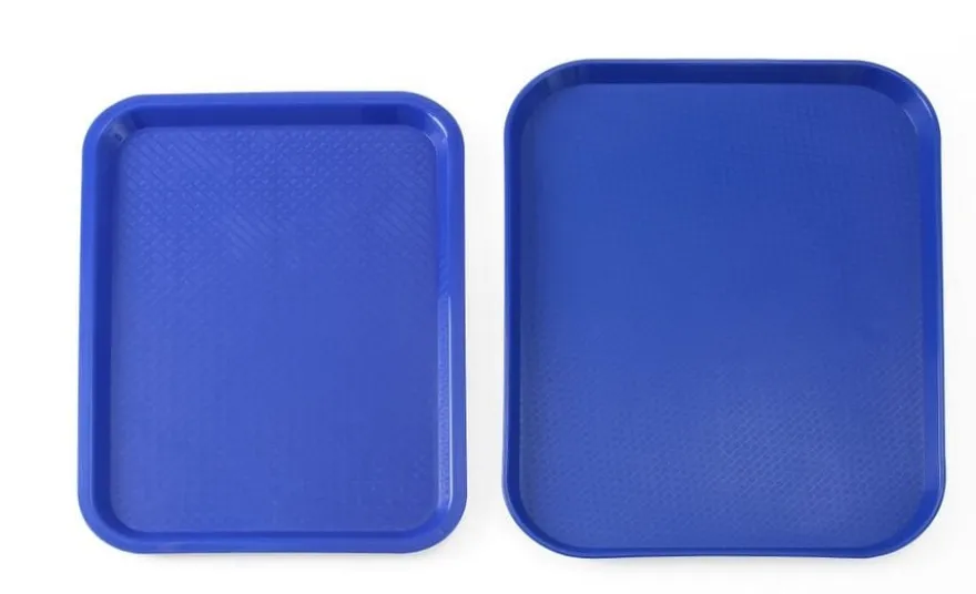 Serviertablett aus Polypropylen, schwarz 360x460 mm