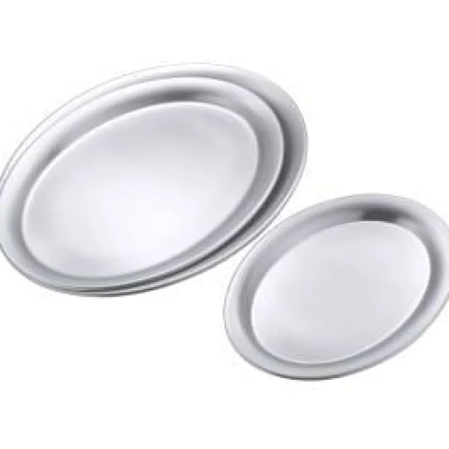 Serviertablett oval, Länge 23 cm, Breite 17,5 cm, Höhe 1,1 cm