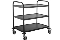 Servier- und Transportwagen ECO 3 Schwarz
