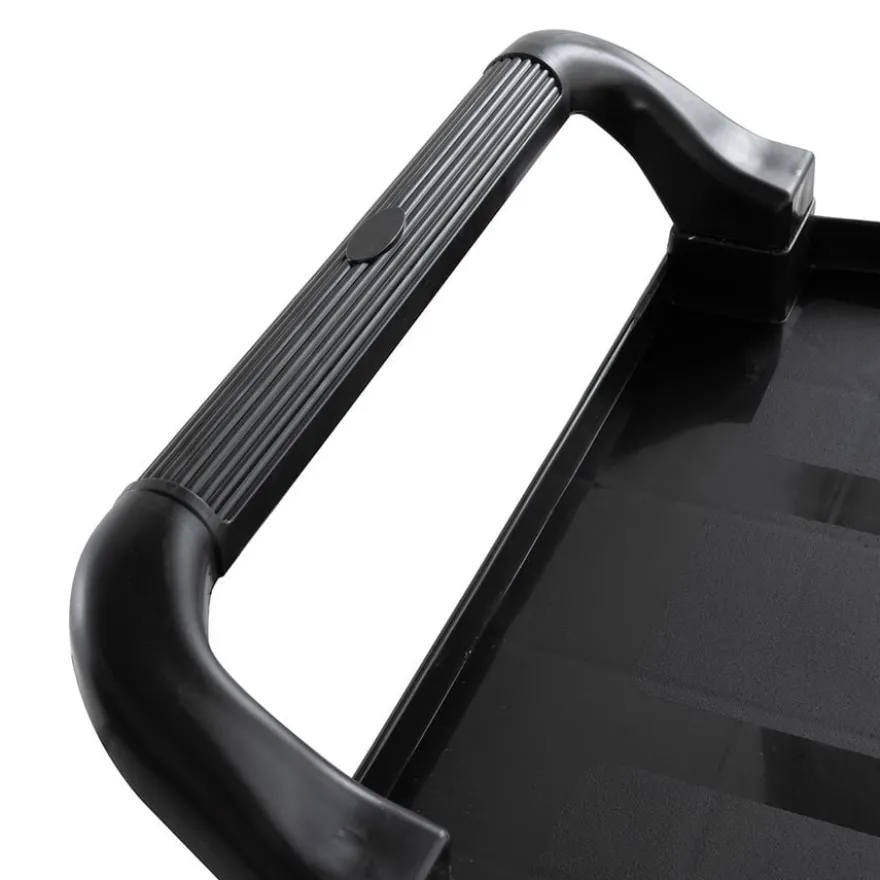 Servierwagen Polypropylen Groß mit Rollen, 3 Ebenen, 102 x 50 x 96 cm