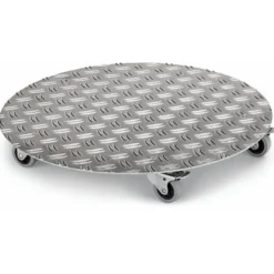 SIENA GARDEN Pflanzenroller Alu, Ø 30 cm, silber