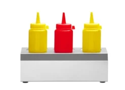 Sossenflaschen Halter für 3x Spenderflaschen 20cl