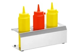 Sossenflaschen Halter für 3x Spenderflaschen 20cl