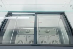Speiseeisvitrine mit Glasaufsatz – 6 x 5 L – 273 L – inkl. Eisschalen