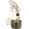Spiral-Teigknetmaschine PROFI 42 Liter 400V mit Rollen - variabler Kopf und 2 Geschwindigkeiten